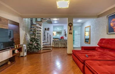 Sobrado à venda, 3 quartos, 2 vagas, vila floresta - santo andré/sp
