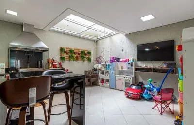 Sobrado à venda, 3 quartos, 3 suítes, 2 vagas, vila scarpelli - santo andré/sp