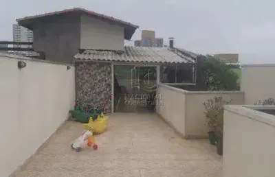 Cobertura com 2 dormitórios à venda, 118 m² por r$ 500.000,00 - vila homero thon - santo andré/sp