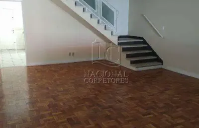 Sobrado com 3 dormitórios à venda, 170 m² - vila scarpelli - santo andré/sp