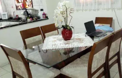 Sobrado com 3 dormitórios à venda, 152 m² - jardim ana maria - santo andré/sp