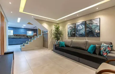 Sobrado com 3 dormitórios à venda, 238 m² - vila curuçá - santo andré/sp