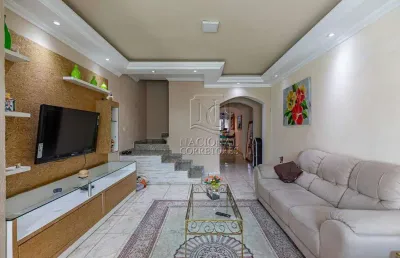 Sobrado amplo à venda na vila curuçá, em santo andré; 275,88m² de área construída, 162m² de terreno