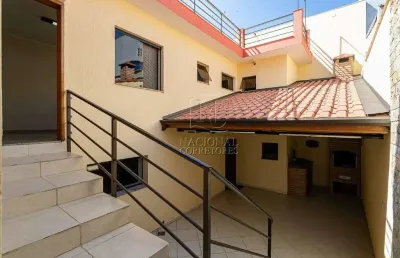 Sobrado com 4 dormitórios à venda, 263 m² - vila camilópolis - santo andré/sp