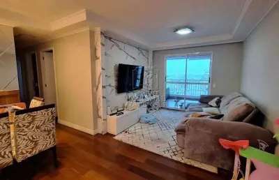 Apartamento à venda, 3 quartos, 1 suíte, 2 vagas, vila valparaíso - santo andré/sp