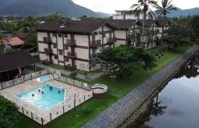 Apartamento com 1 quarto, praia da maranduba, ubatuba - r$ 300 mil, cod: 1480