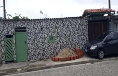 Casa para venda em itanhaém, iemanjá, 3 dormitórios, 2 banheiros, 2 vagas