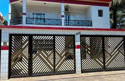Casa para venda em mongaguá, jardim silveira, 4 dormitórios, 1 suíte, 2 banheiros, 5 vagas