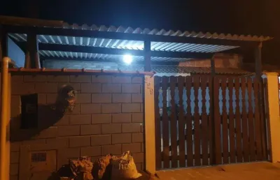 Casa para venda em itanhaém, américa, 2 dormitórios, 1 banheiro, 1 vaga