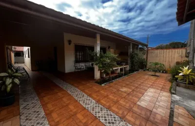 Casa para venda em itanhaém, praia dos sonhos, 2 dormitórios, 1 suíte, 1 banheiro, 2 vagas