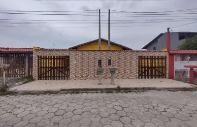 Casa para venda em mongaguá, praia grande, 2 dormitórios, 1 suíte, 1 banheiro, 4 vagas