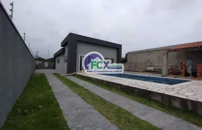 Casa para venda em itanhaém, cibratel 2, 3 dormitórios, 2 suítes, 1 banheiro, 6 vagas
