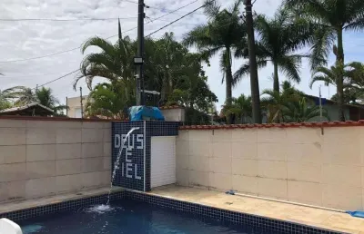 Casa para venda em itanhaém, grandesp, 2 dormitórios, 1 suíte, 1 banheiro, 4 vagas