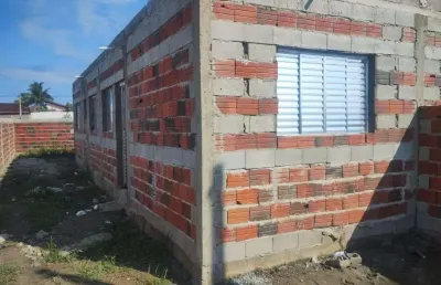 Casa para venda em itanhaém, balneário gaivotas, 2 dormitórios, 1 banheiro, 2 vagas