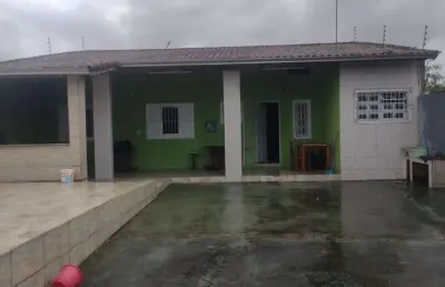Casa para venda em itanhaém, balneário tupy, 2 dormitórios, 1 suíte, 1 banheiro, 10 vagas