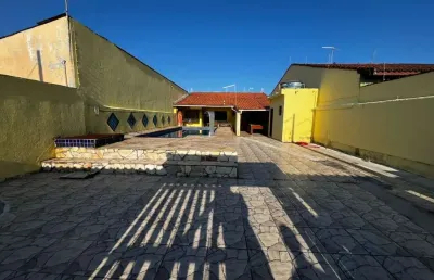 Casa para venda em itanhaém, balneário gaivotas, 1 dormitório, 1 suíte, 1 banheiro, 10 vagas