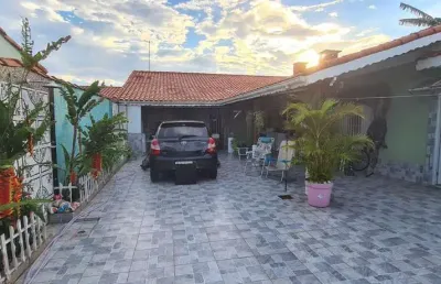 Casa para venda em itanhaém, santa terezinha, 3 dormitórios, 1 suíte, 2 banheiros