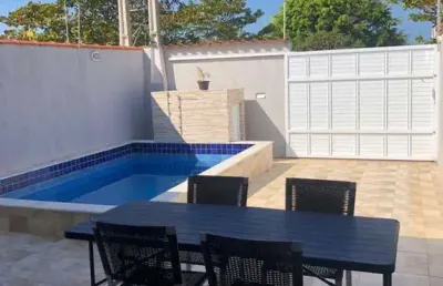 Casa para venda em itanhaém, jardim suarão, 3 dormitórios, 1 suíte, 2 banheiros, 2 vagas