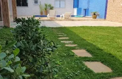 Casa para venda em itanhaém, balneário gaivotas, 2 dormitórios, 2 banheiros, 4 vagas