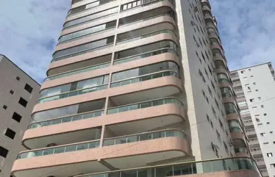 Apartamento para venda em praia grande, aviação, 3 dormitórios, 2 suítes, 1 banheiro, 2 vagas