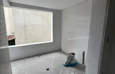 Apartamento para venda em praia grande, ocian, 2 dormitórios, 1 banheiro, 1 vaga
