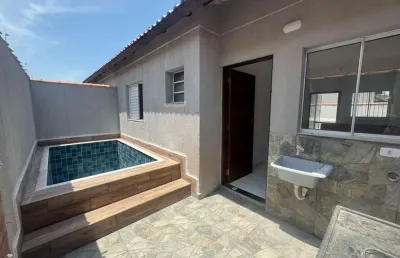 Casa em condomínio para venda em itanhaém, cibratel 2, 2 dormitórios, 1 suíte, 1 banheiro, 1 vaga