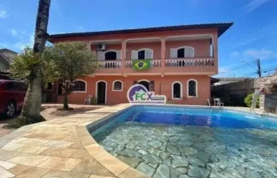 Casa para venda em itanhaém, centro, 5 dormitórios, 1 suíte, 3 banheiros, 3 vagas