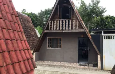 Casa para venda em itanhaém, chácaras glória, 1 dormitório, 1 banheiro, 1 vaga
