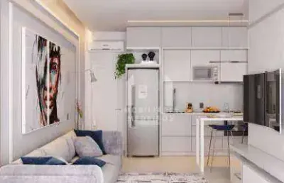Apartamento com 1 dormitório à venda, 38 m² por r$ 588.314,04 - centro - cascavel/pr
