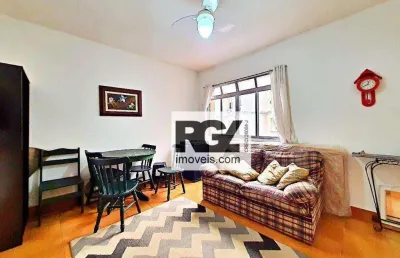 Apartamento com 1 dormitório à venda, 70 m² por r$ 299.000,00 - josé menino - santos/sp