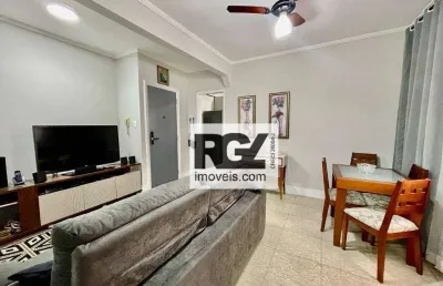 Apartamento com 2 dormitórios à venda, 75 m² por r$ 580.000,00 - ponta da praia - santos/sp