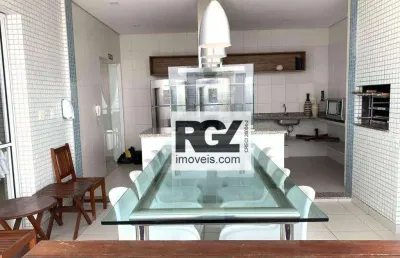 Apartamento com 3 dormitórios à venda, 114 m² por r$ 1.750.000,00 - pompéia - santos/sp