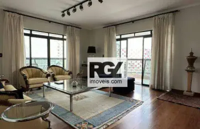 Apartamento com 4 dormitórios à venda, 331 m² por r$ 2.650.000,00 - gonzaga - santos/sp