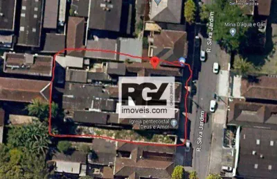 Terreno à venda, 1250 m² por r$ 3.750.000,00 - vila matias - santos/sp