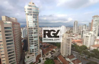 Apartamento com 3 dormitórios à venda, 160 m² por r$ 990.000,00 - boqueirão - santos/sp
