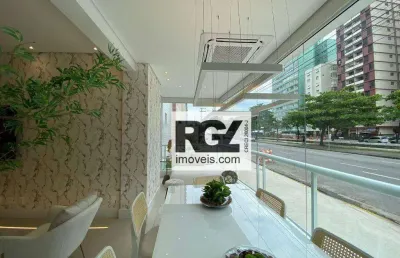 Cobertura duplex com 4 suítes à venda, 248 m² por r$ 4.320.000 - josé menino - santos/sp