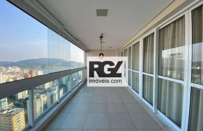 Apartamento com 1 dormitório à venda, 106 m² por r$ 1.500.000,00 - aparecida - santos/sp