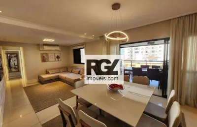 Apartamento com 3 dormitórios à venda, 111 m² por r$ 1.430.000,00 - ponta da praia - santos/sp