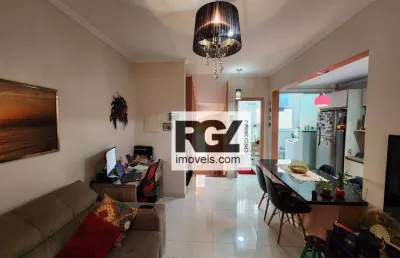 Village com 2 dormitórios à venda, 93 m² por r$ 700.000,00 - gonzaga - santos/sp