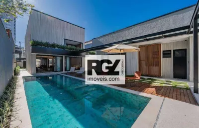 Casa com 4 dormitórios à venda, 350 m² por r$ 5.300.000,00 - embaré - santos/sp
