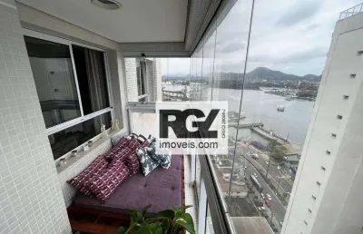 Apartamento com 3 quartos à venda, 189 m² por r$ 2.570.000 - ponta da praia - santos/sp
