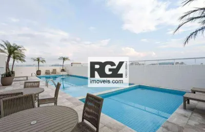 Apartamento com 2 dormitórios para alugar, 70 m² por r$ 5.300,02/mês - boqueirão - santos/sp