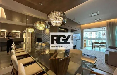 Apartamento com 3 dormitórios à venda, 155 m² por r$ 2.750.000,00 - ponta da praia - santos/sp