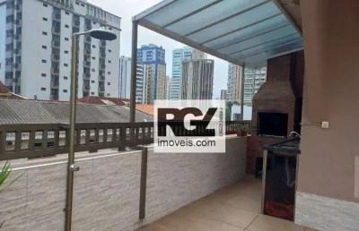Apartamento com 3 dormitórios à venda, 124 m² por r$ 650.000,00 - embaré - santos/sp