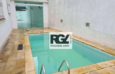 Sobrado à venda, 280 m² por r$ 4.000.000,00 - ponta da praia - santos/sp
