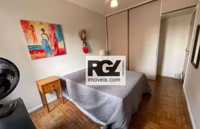 Apartamento com 2 dormitórios à venda, 89 m² por r$ 820.000,00 - boqueirão - santos/sp