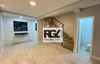 Sobrado com 2 dormitórios à venda, 116 m² por r$ 650.000,00 - marapé - santos/sp
