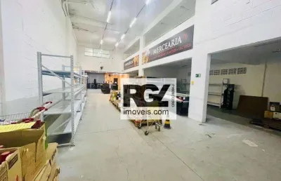 Loja para alugar, 650 m² por r$ 22.000,00/mês - embaré - santos/sp
