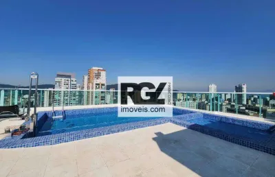 Apartamento novo com 2 dormitórios e lazer completo á venda, 76 m² por r$ 882.000 - ponta da praia - santos/sp