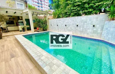 Casa com 3 dormitórios à venda, 350 m² por r$ 2.127.000,00 - vila belmiro - santos/sp